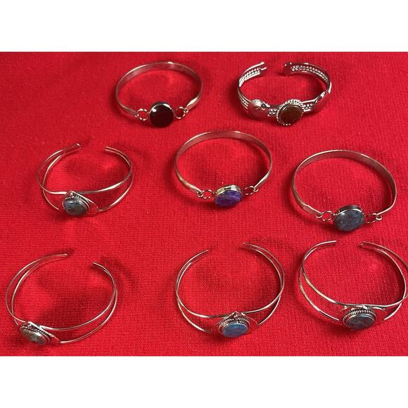 08 Pieces Peruvian Semi-precious Stone Bracelets from Perú NEW - Picture 6 of 6